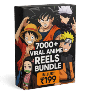 7000+ viral anime reels bundle without logo | no copyright