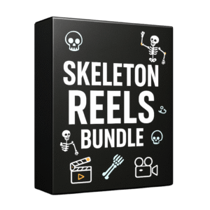 skeleton videos bundle – viral instagram reels & youtube shorts 1000+ ai videos
